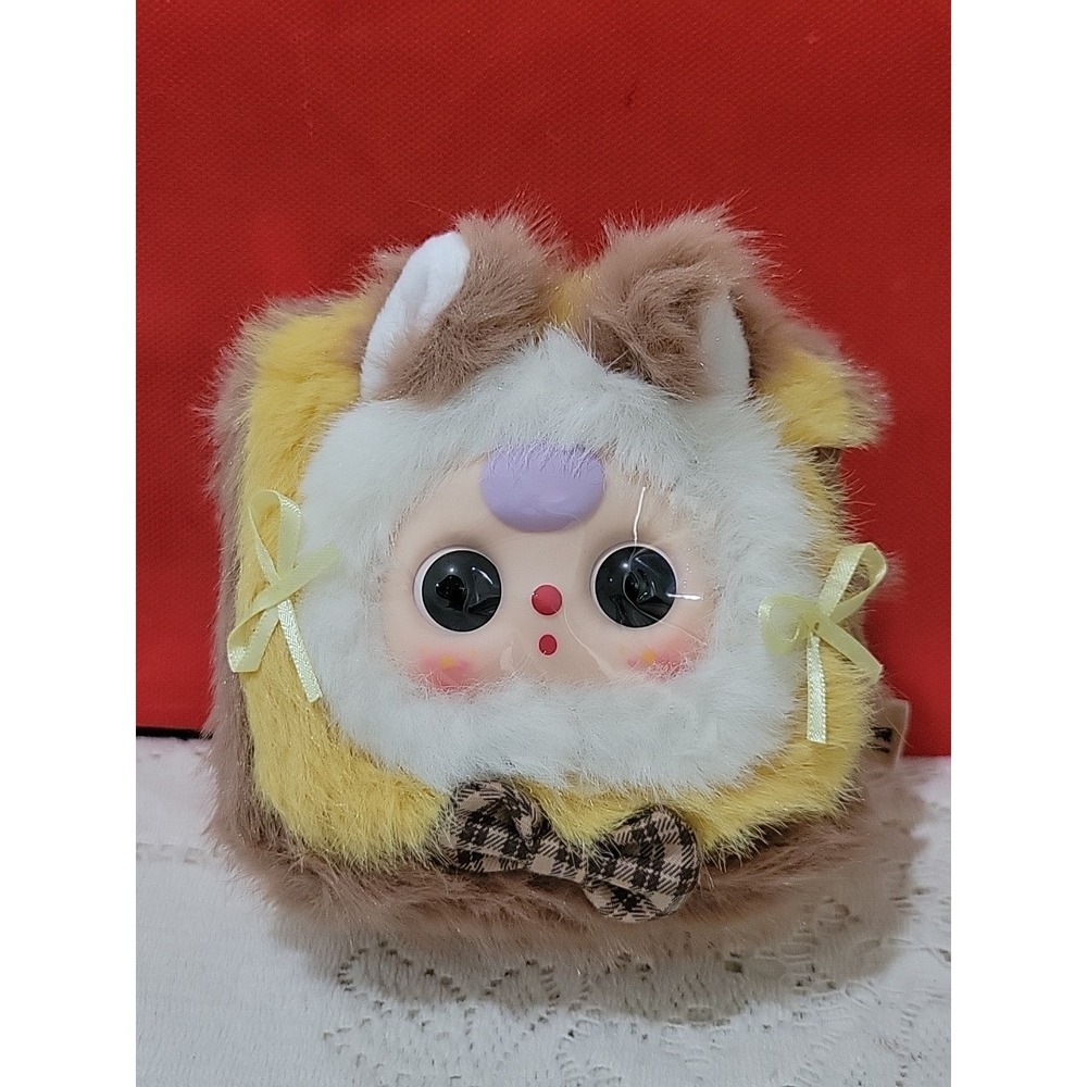Confirmed Baby Three Plush Jewelry Box With Rotating Eyes Open Box. New.
